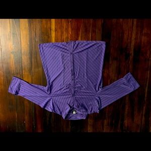 Studio 1940 3/4 Sleeve Purple Blouse